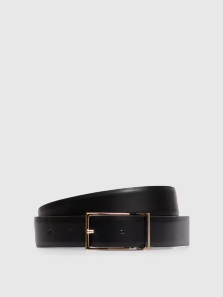 Шкіряний ремінь Tom Ford чорний
