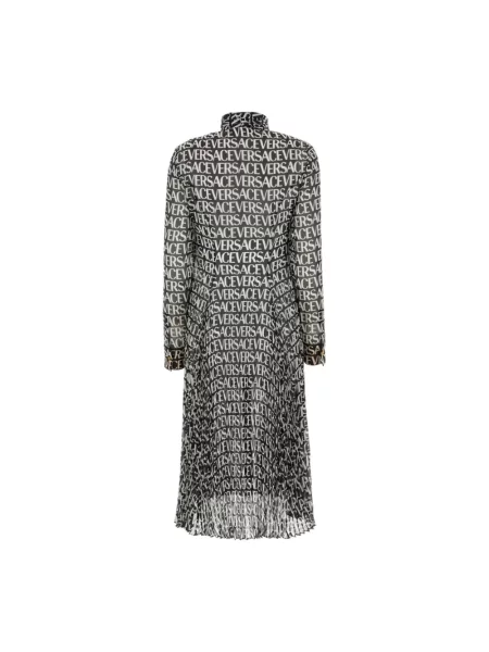 Sukienka koszulowa Versace czarna