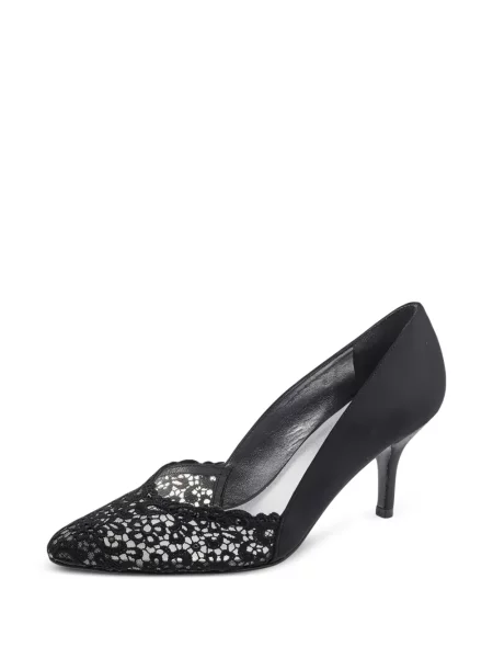 Csipkés körömcipő Stuart Weitzman fekete