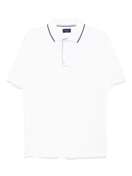 Polo Paul & Shark alb