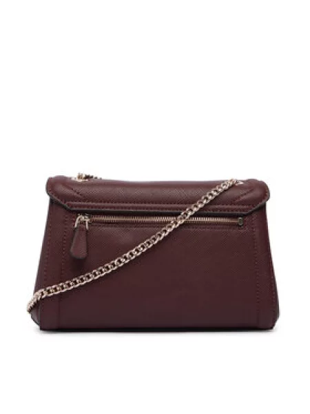 Guess Ročna torba Noelle II Bordo rdeča