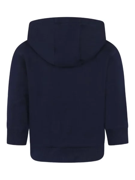 Bluza z kapturem dziecięca Lacoste niebieska
