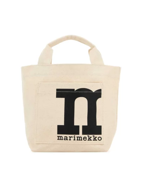 Shopperka Marimekko beżowa