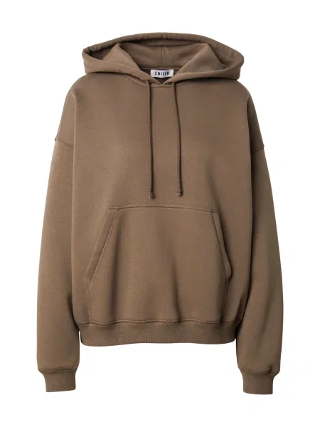 EDITED Sweater majica Romy hoody' smeđa