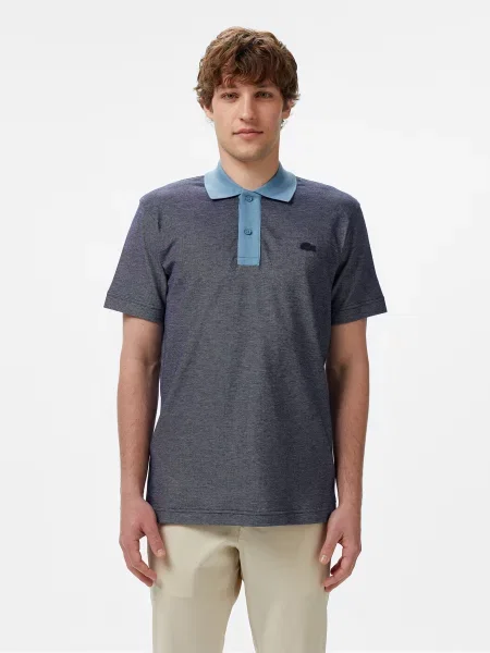 Поло Lacoste сірий