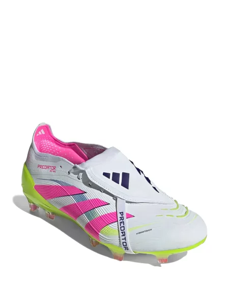 Șapcă Adidas cu dungi cu broderie de catifea alb