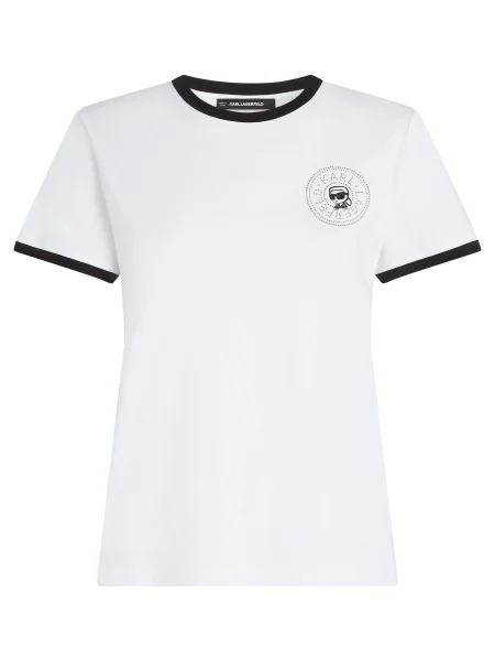 Karl Lagerfeld Tricou negru alb