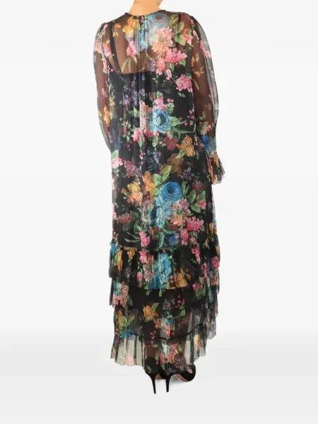 Rochie Zimmermann cu model floral cu imagine negru