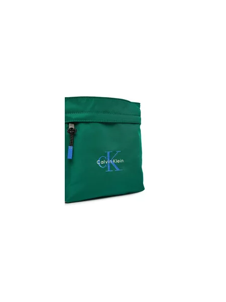 Calvin Klein Torbica za okrog pasu Bold Flatpack zelena