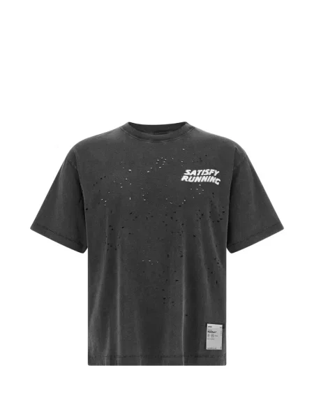 Tricou Satisfy zdrențuiți negru