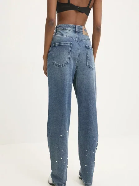 Джинсы Moschino Jeans с высокой посадкой