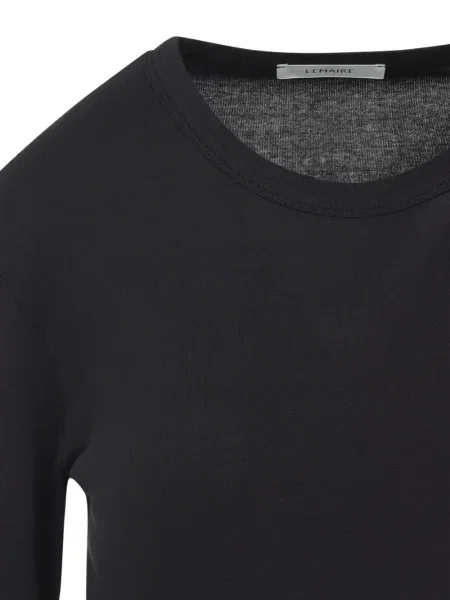 Top Lemaire cu decolteu rotund albastru