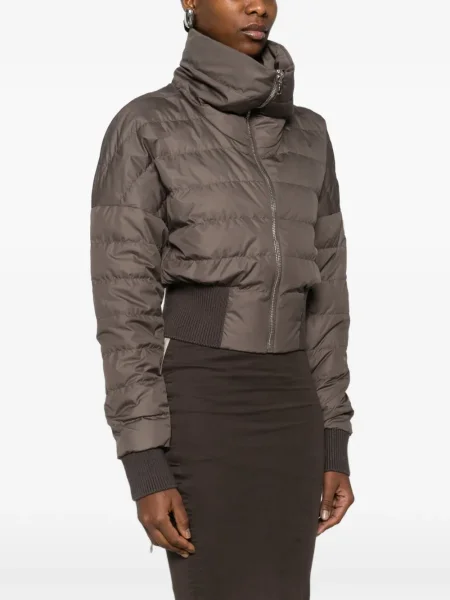 Geacă Moncler + Rick Owens maro