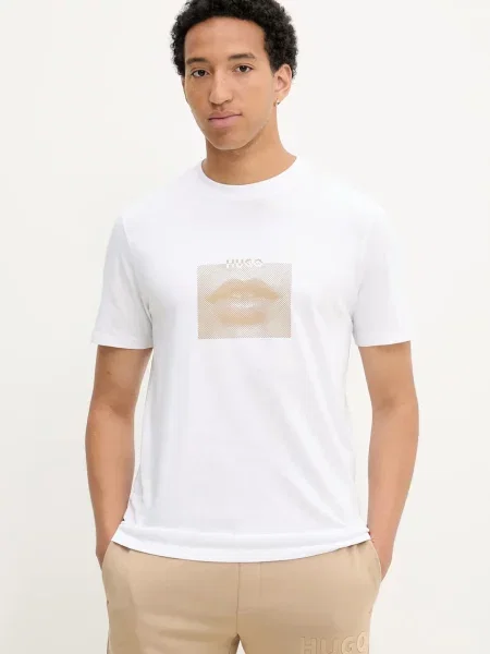 Kratka majica HUGO bela