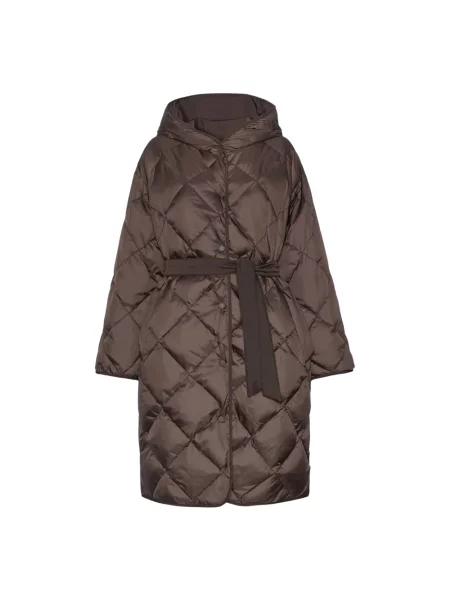 Kurtka Weekend Max Mara pikowana brązowa
