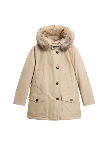 Parka Woolrich beżowa