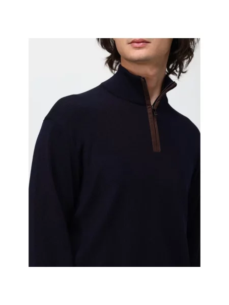 Sweter Paul & Shark niebieski