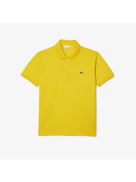 Lacoste Koszulka Polo Oryginał Petit Piqué żółta