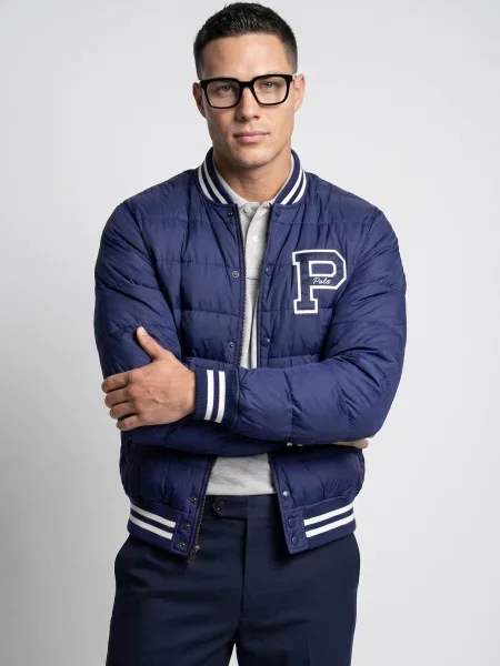 Geacă bomber Polo Ralph Lauren albastru