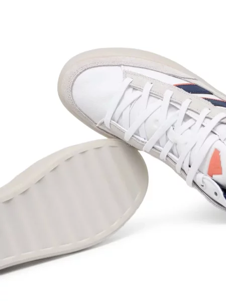 Sneakersy Adidas Terrex w paski z nadrukiem skórzane czarne