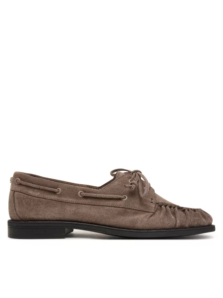 Pantofi BOSS Lycia maro