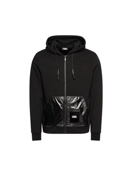 Bluza rozpinana Karl Lagerfeld czarna