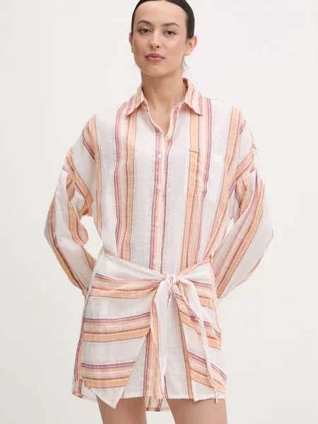 Melissa Odabash sukienka koszulowa biała