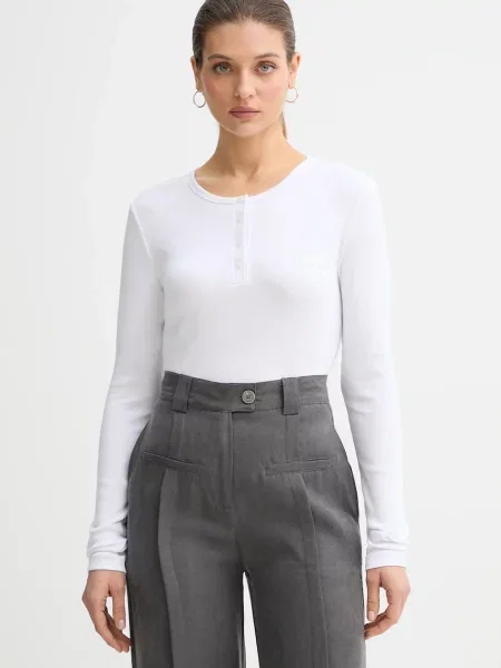 Calvin Klein Jeans Tricou natural alb