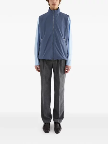 Tafta vestă Jil Sander albastru