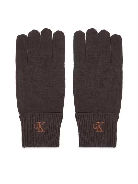 Rokavice Calvin Klein Temno rjava