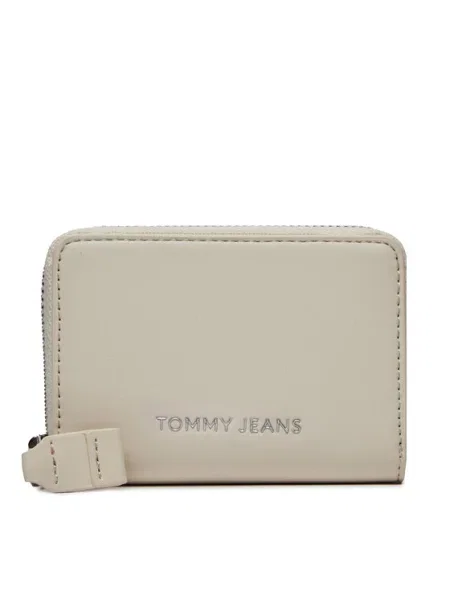Tommy Jeans Малък дамски портфейл Tjw Ess Must Small Za бежов