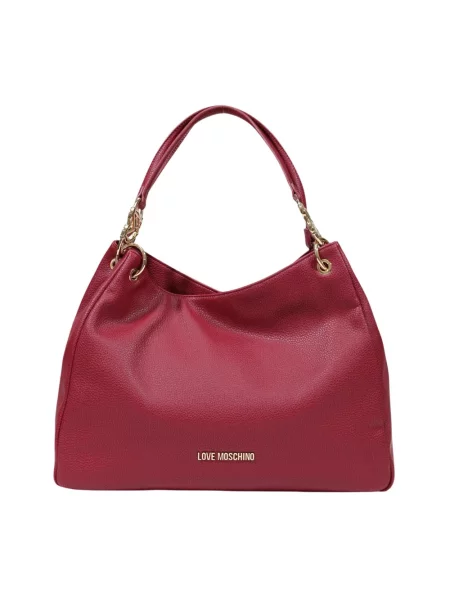Torebka Love Moschino skórzana fioletowa
