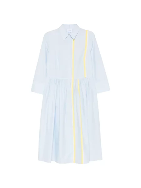 Rochie Akris Punto cu dungi de costum albastru