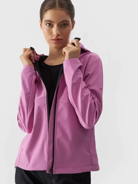 Bluză 4f cu glugă negru