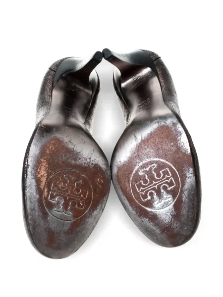 Pantofi cu toc Tory Burch gri