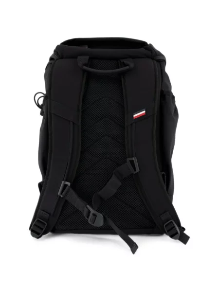 Rucsac Moncler Grenoble din piele cu cataramă negru