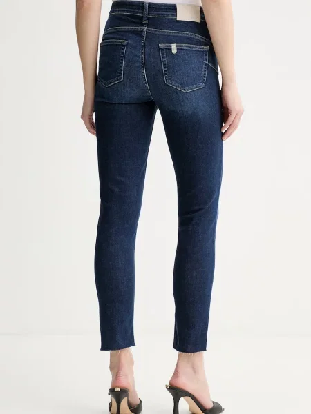 Liu Jo jeansy skinny granatowe