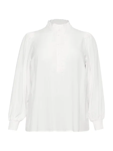 KAFFE CURVE Blúz Dorina' fehér