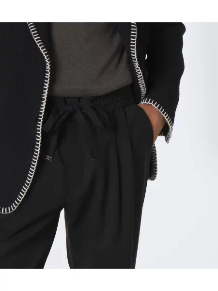Pantaloni Dolce&gabbana de lână negru