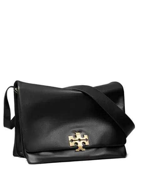 Geantă de mână Tory Burch cu autograf negru
