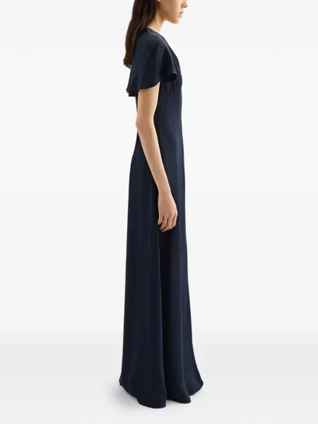 Rochie Jil Sander cu decolteu în V albastru