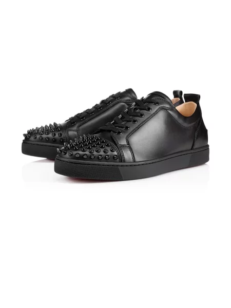 Sneakersy Christian Louboutin skórzane czarne