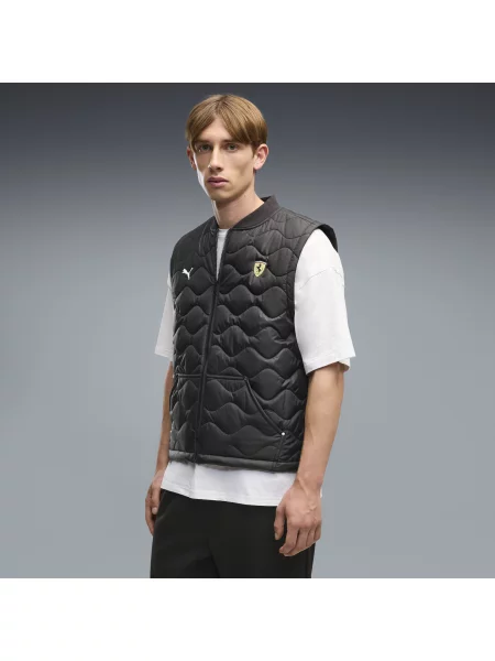 PUMA MÄ™ska koszulka bez rÄ™kawÃ³w Scuderia Ferrari Premium OdzieÅ¼ S czarny