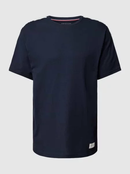 T-shirt z okrągłym dekoltem Tommy Hilfiger granatowa