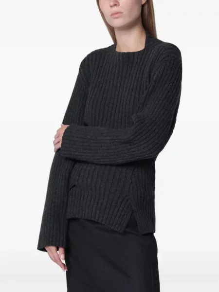 Pulover Victoria Beckham cu autograf gri