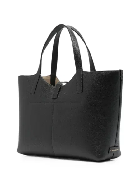 Geantă shopper Strathberry din piele negru