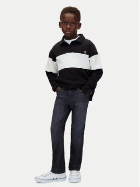 Dětské kalhoty Calvin Klein Jeans černé