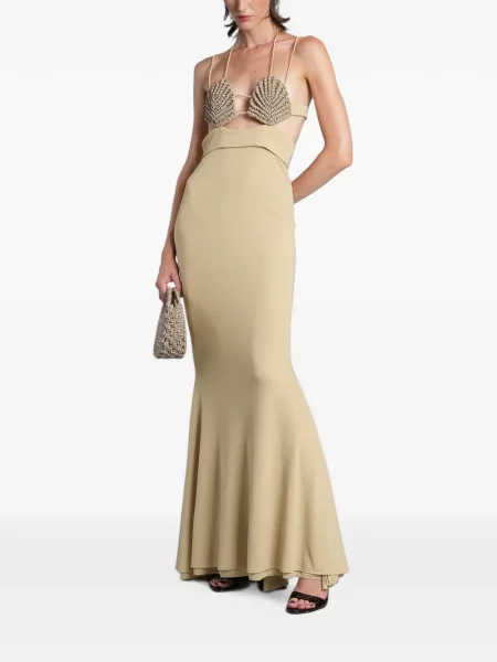 Rochie maxi Hibourama verde