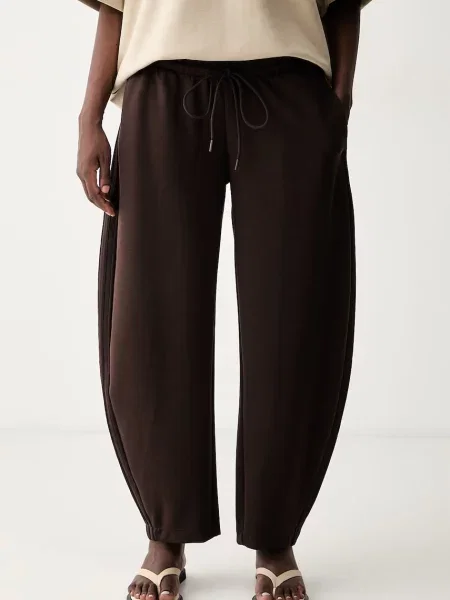 Adidas Originals spodnie dresowe Barrel brązowe