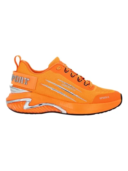Sneakersy Plein Sport pomarańczowe